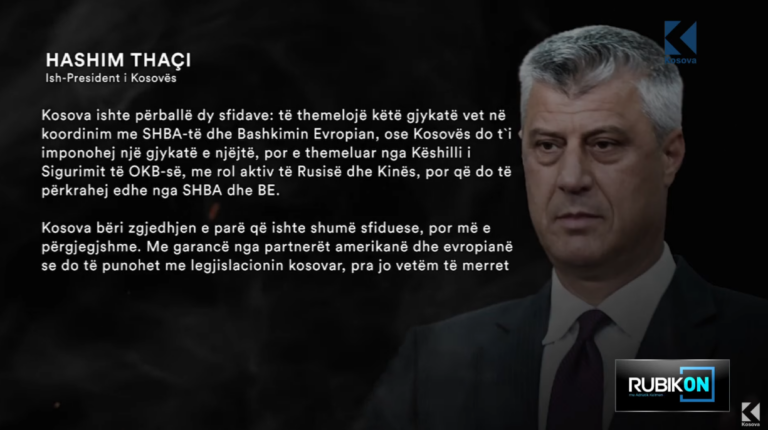 Votimi për Gjykatën Speciale? Hashim Thaçi: Themelimi nuk ishte disponim i individit por përgjegjësi