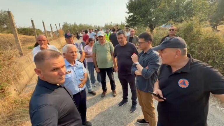 4 mjete zjarrfikëse dhe 2 helikopterë në luftë me flakët! Në Delvinë mbërrin edhe ministri Vengu