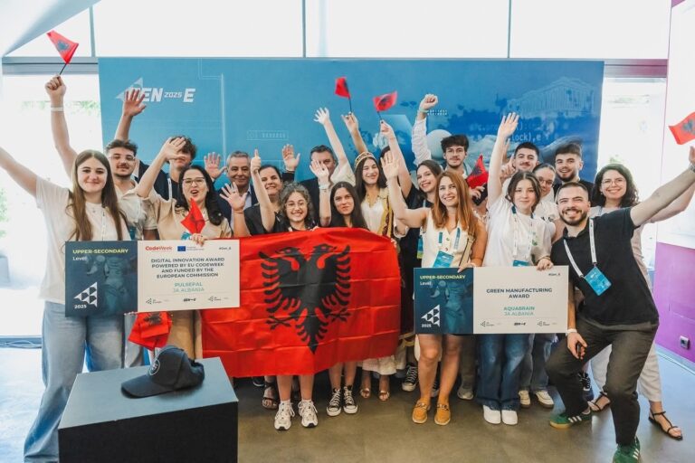 Ogerta Manastirliu: Gjimnazistët e shkollës “Arben Broci” u vlerësuan me çmimin ndërkombëtar Green Manufacturing Award në GEN-E 2025