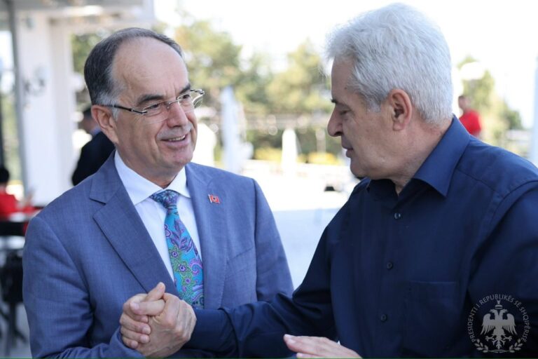 Presidenti Bajram Begaj, takon Ali Ahmetin: Shqiptarët në Maqedoninë e Veriut, faktor shtetformues