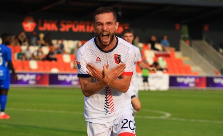 Vllaznia fiton dhe fluturon në raundin e dytë të Conference League
