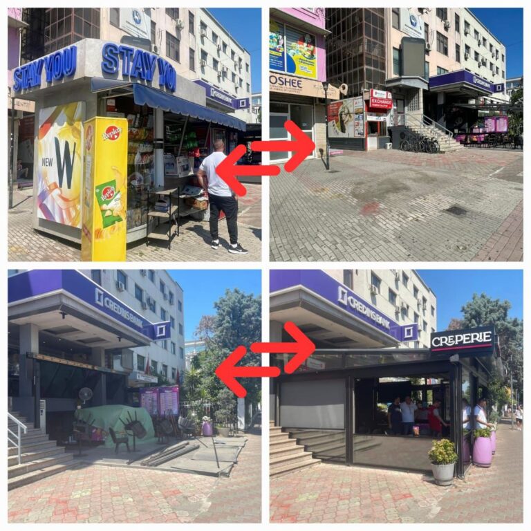 Policia Bashkiake dhe IMT çlirojnë hapësirat publike në Tiranë, 20 mijë m² u rikthehen qytetarëve