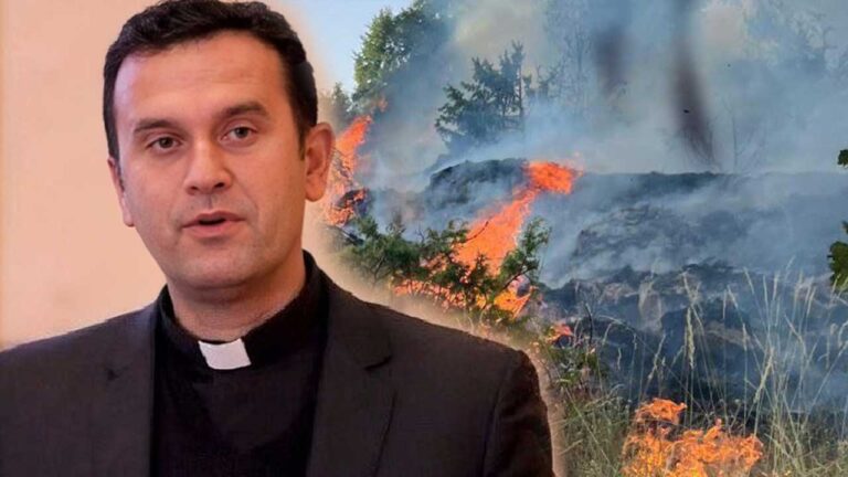 Situata e zjarreve, reagon Dom Gjergj Meta: “Një ditë natyra do të na hakmerret dhe ajo nuk fal!”