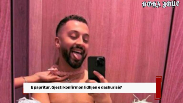 E papritur, Gjesti konfirmon lidhjen e dashurisë?