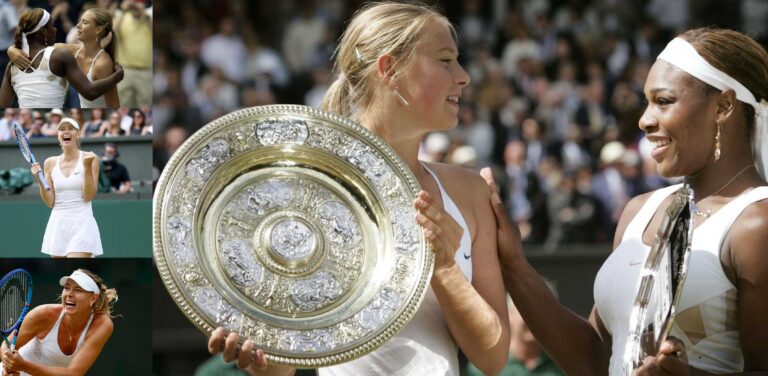 Kur 17-vjeçarja Maria Sharapova do të rrëzonte nga froni i Wimbledon-it, Serena  Williams, dhe përmbyste rendin