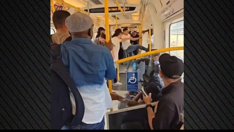 Burri zhvishet lakuriq brenda në tren, pasagjerët nuk durojnë. E dhunojnë me grushte dhe shkelma