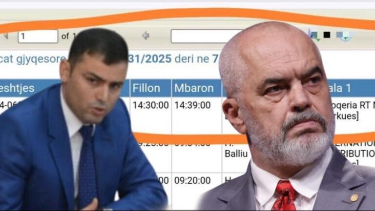 Rama publikon tjetër material: As 10 minuta nuk i janë dashur gjykatësit Balliu që t’i dalë kundër shtetit