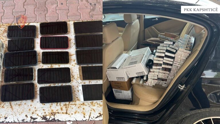 Policia arreston në Kapshticë 57-vjeçarin që kontrabandonte mallra nga Greqia