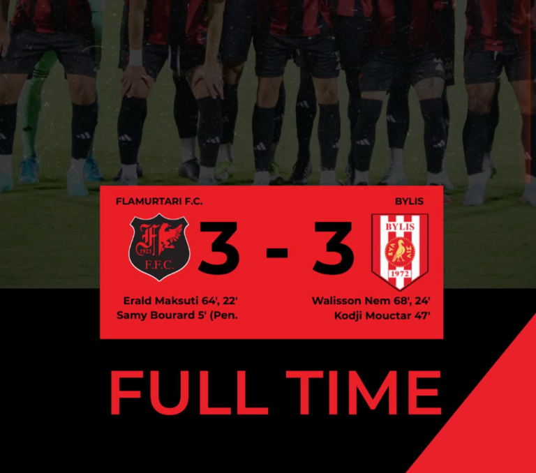 Flamurtari dhe Bylisi një sfidë që u mbyll me barazim 3-3