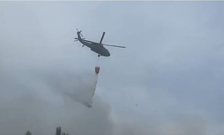 Rama publikon pamjet e helikopterëve nga ajri: Angazhim maksimal për shuarjen e çdo vatre të zjarreve