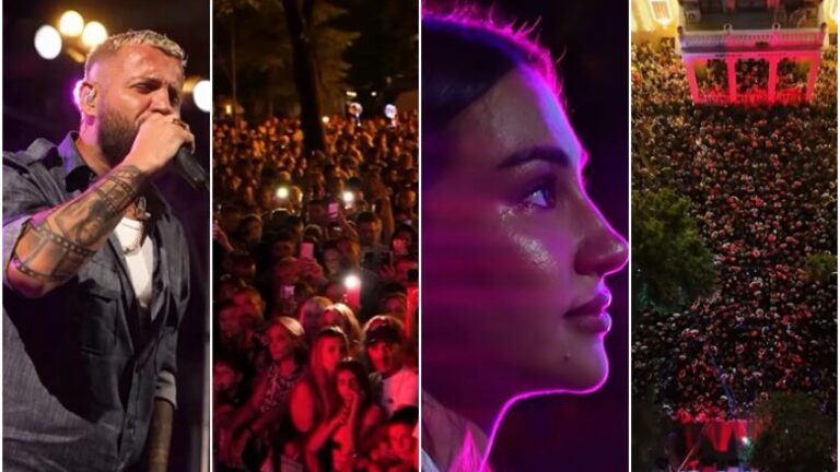 VIDEO/ Lotët e Kiarës në koncertin e Luizit