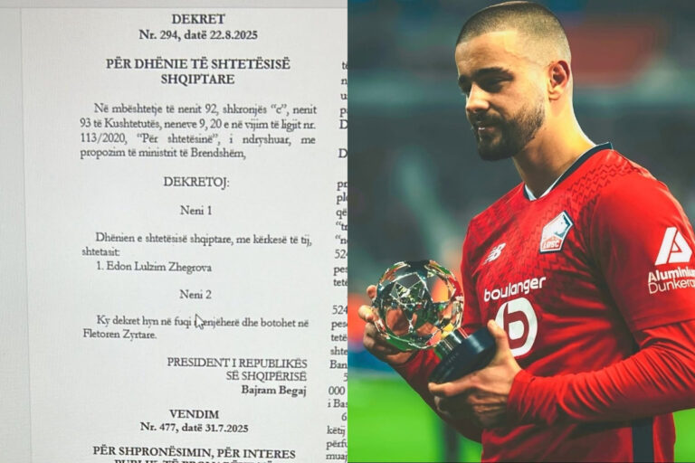 Zhegrova merr pasaportë shqiptare, afrohet transferimi te Juventusi