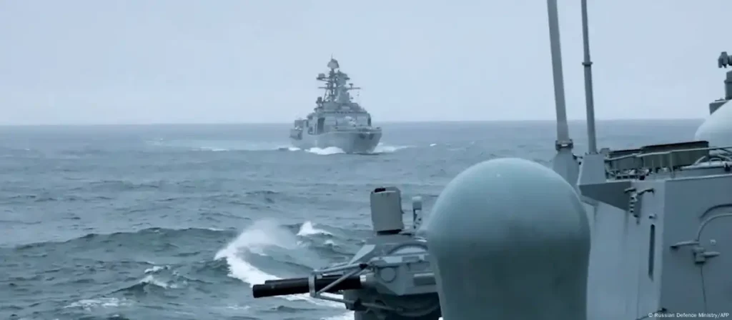 Sipas informacioneve zyrtare edhe marina ruse po merr pjesë në stërvitjen Zapad 2025.Fotografi: Russian Defence Ministry/AFP