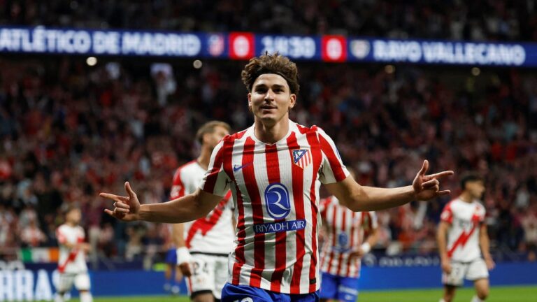 Atletico Madrid fiton derbin ndaj Vallecanos, super Alvarez me tripletë