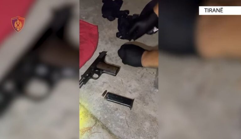 Shpërndante kokainë në Tiranë dhe mbante armë pa leje, “Kombinimi” vë në pranga 35-vjeçarin