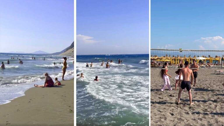 Rama sjell të dielën e një dite plazhi nga Rana e Hedhun në Shëngjin