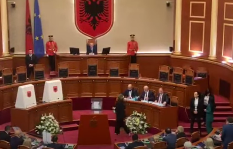 Ana Dajko kundër rregullit të PD, merr pjesë në votimin për Peleshin në krye të Kuvendit. Erald Kapri bojkoton