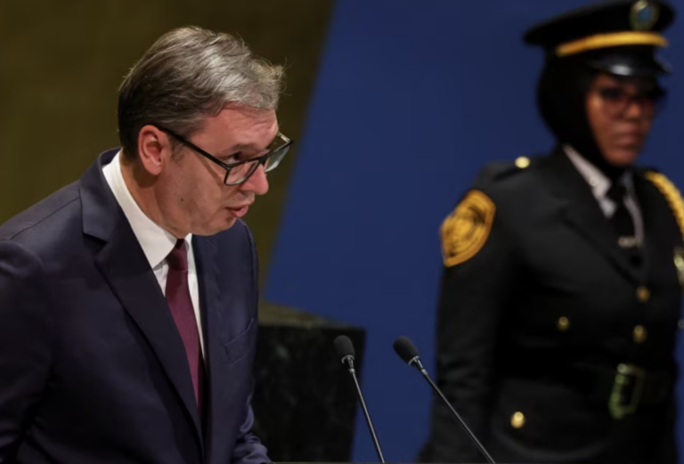 Lajthit Presidenti serb, Vuçiç, në OKB: Kosova është pjesë e pandashme e Serbisë