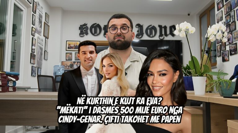 Në kurthin e kujt ra Eva? ”Mëkati” i dasmës 500 mijë euro nga Cindy-Genar. Çifti takohet me Papën