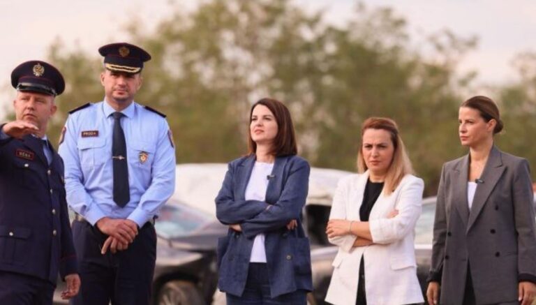 Lirohet një tjetër pikë bllokimi mjetesh në Kurbin, ministrja Koçiu: Do të ndërtohet kënd lojërash