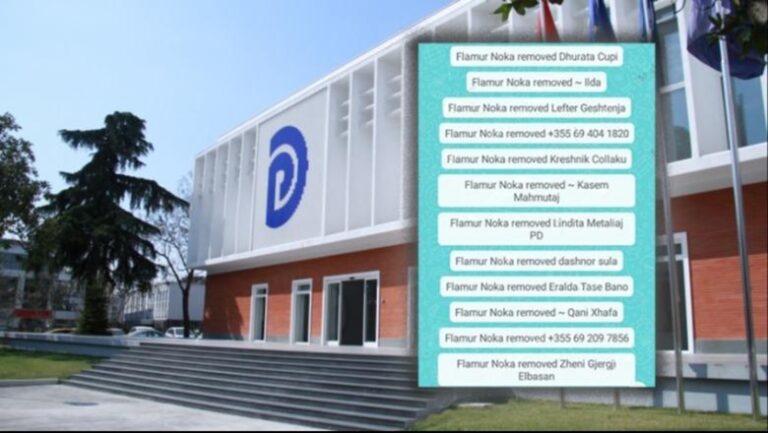 Flamur Noka nis spastrimet në grupin e PD-së, heq nga whatsApp këta deputetë dhe njerëz të rëndësishëm