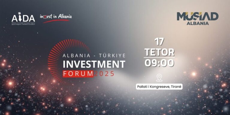 Tirana pret forumin më të madh të investimeve ”Shqipëri-Turqi 2025”