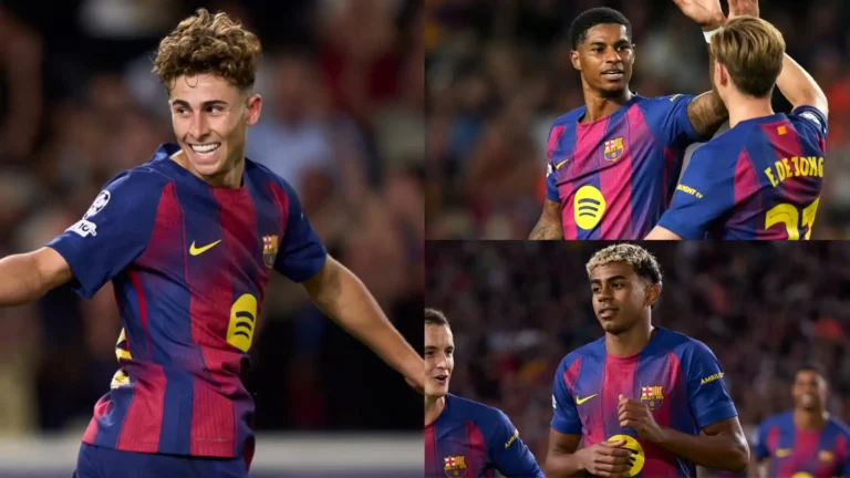 Barcelona luan “tenis” ndaj Olympiacos, shkëlqen Fermin Lopez