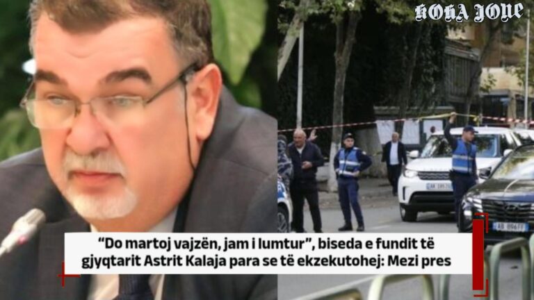 “Do martoj vajzën, jam i lumtur”, biseda e fundit e gjyqtarit Astrit Kalaja para ek@ekutimit