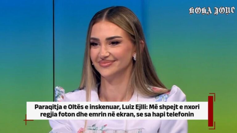 Paraqitja e Oltës e inskenuar, Luiz Ejlli: Më shpejt e nxori regjia foton, se sa hapi telefonin
