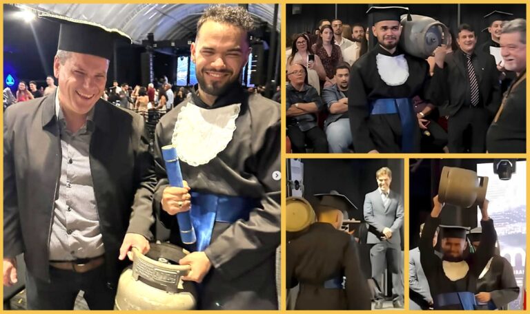 Historia e studentit që erdhi në ceremoninë e diplomimit me një bombul gazi në sup, si mirënjohje për babain