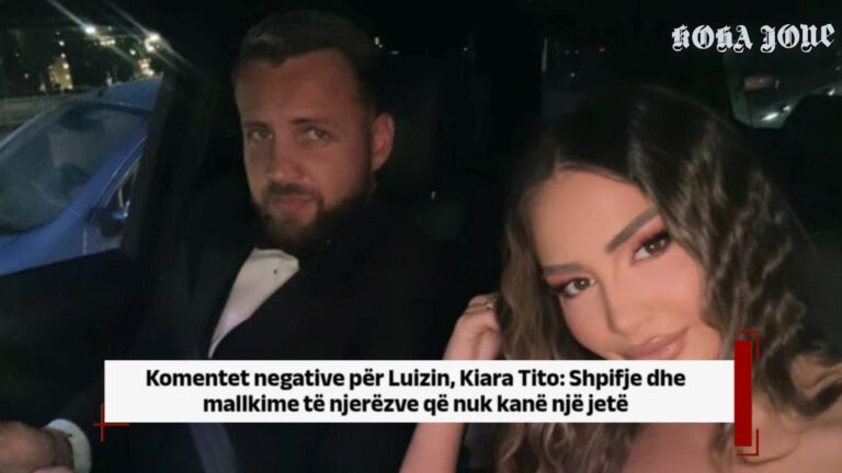 Komentet negative për Luizin, Kiara Tito: Shpifje dhe mallkime të njerëzve që nuk kanë një jetë