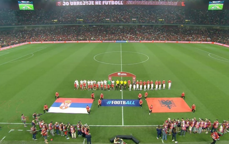 Federata serbe e futbollit: Stadiumi do jetë bosh për ndeshjen Serbi-Shqipëri