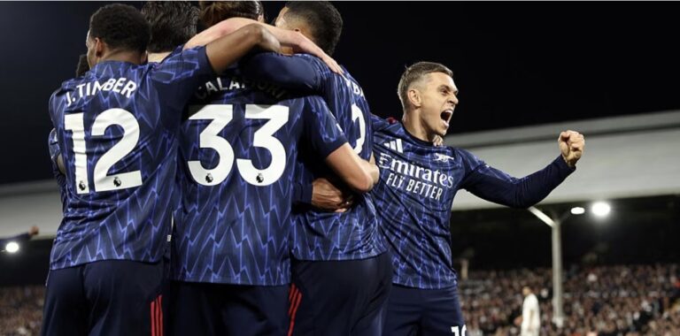 Arsenali fiton derbin ndaj Fulhamit, vendos një gol i Trossard