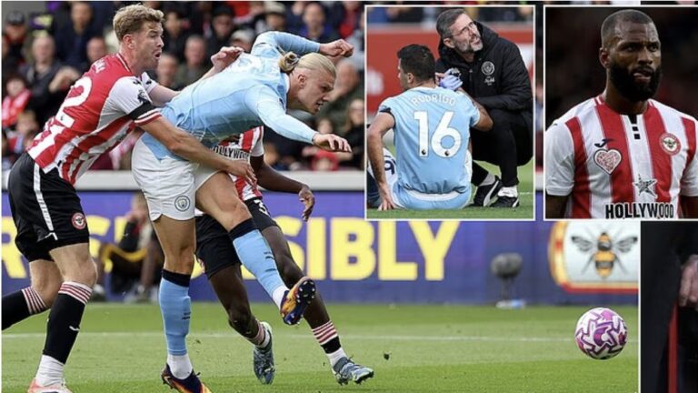 Manchester City triumfon ndaj Brentfordit, vendos një gol i Haaland