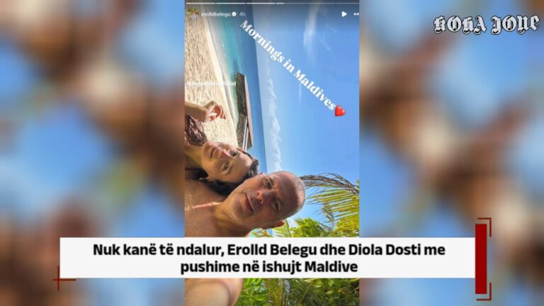 Nuk kanë të ndalur, Erolld Belegu dhe Diola Dosti me pushime në ishujt Maldive