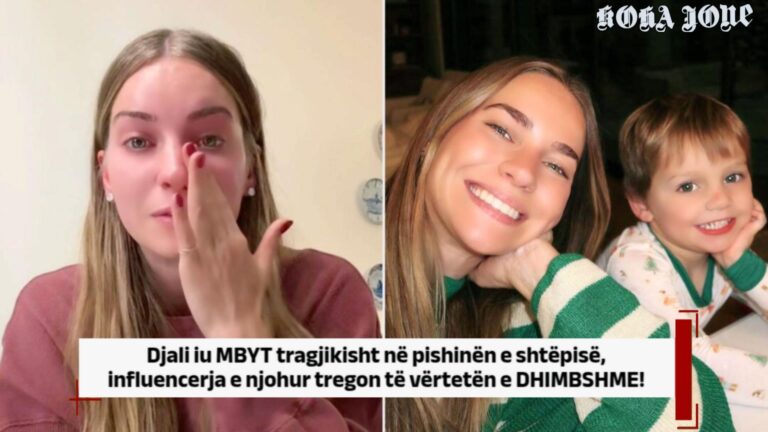 Djali iu MB@T tragjikisht në pishinën e shtëpisë, influencerja e njohur tregon të vërtetën