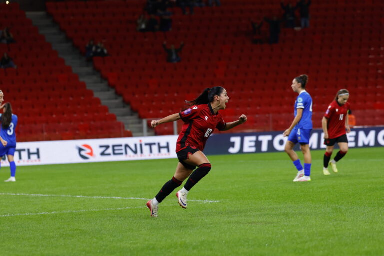 UEFA Nations League për vajza/ Shqipëria fitore spektakloaere 3-0 ndaj Qipros dhe siguron qëndrimin në Ligën B