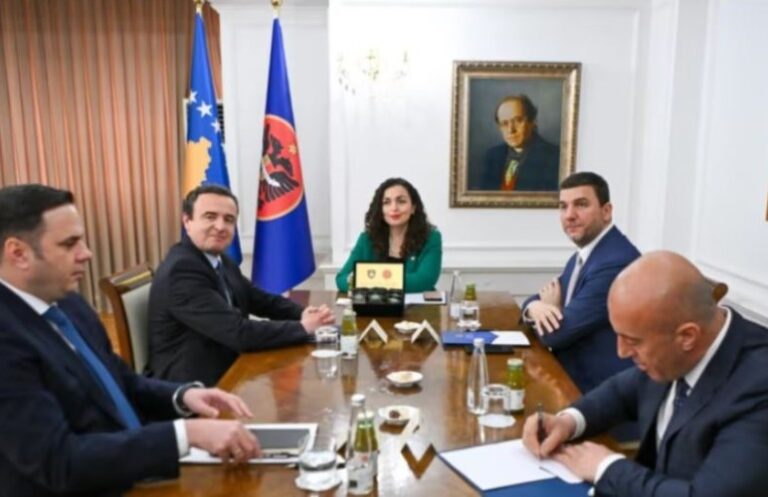 Kriza në Kosovë, Presidentja Osmani thërret të premten krerët e partive politike