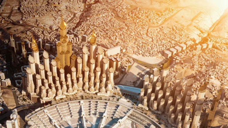 Meka midis qiellgërvishtësve të projektit “King Salman Gate” dhe sfidës së harmonisë mes besimit dhe progresit