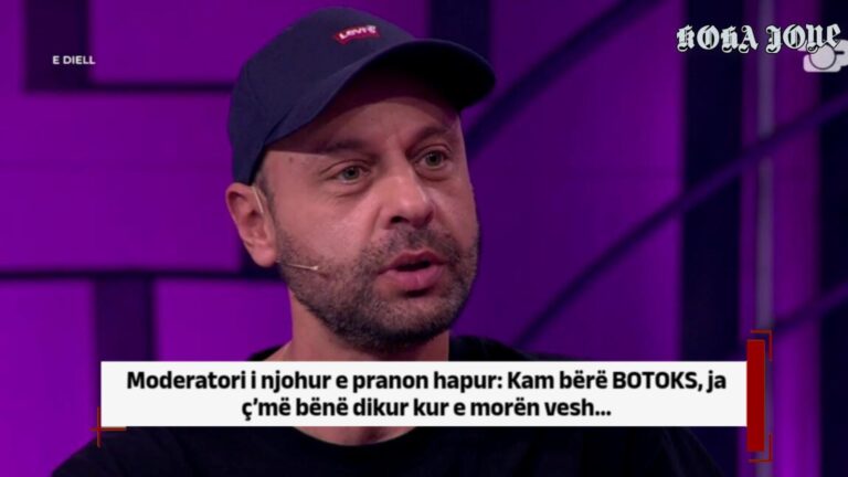 Moderatori i njohur e pranon hapur: Kam bërë BOTOKS, ja ç’më bënë dikur kur e morën vesh…