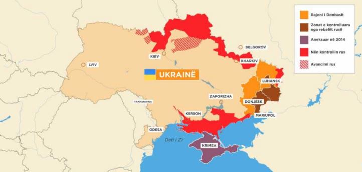 Ukraina para detyrimit të heqë dorë nga disa territore  ndryshe nuk ka Paqe 