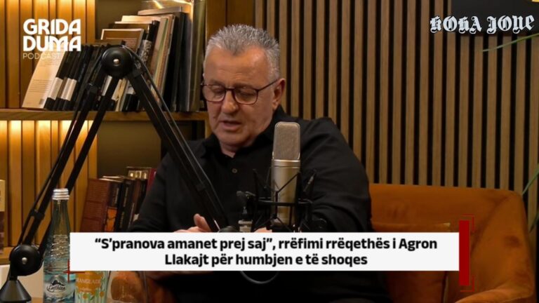 “S’pranova amanet prej saj”, rrëfimi rrëqethës i Agron Llakajt për humbjen e të shoqes