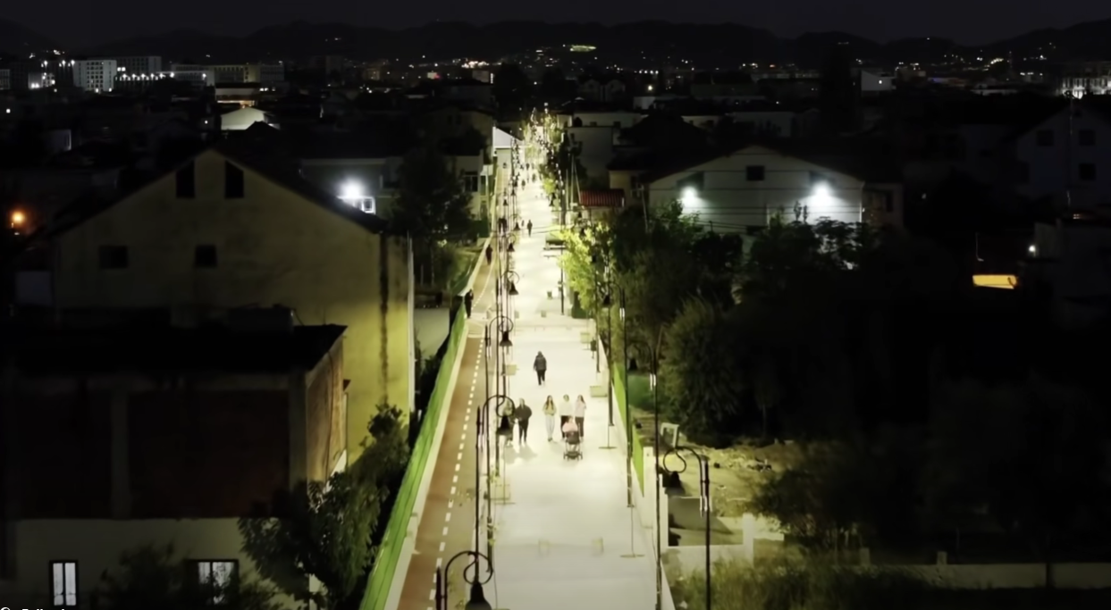 Rama ndan pamjet  Shëtitorja e Frutikulturës në Kamëz  një tjetër punë e bukur për komunitetin