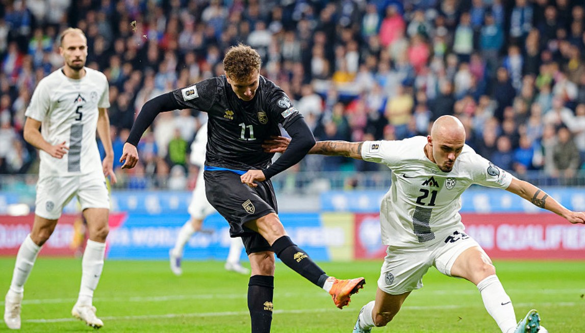 Kosova shkruan historinë  kualifikohet për në Play Off e Botërorit pas fitores ndaj Sllovenisë