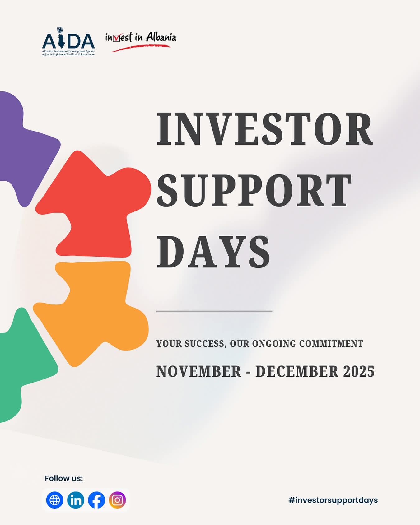 AIDA starton sezonin e dytë të  Investor Support Days  për të forcuar dialogun me investitorët e huaj