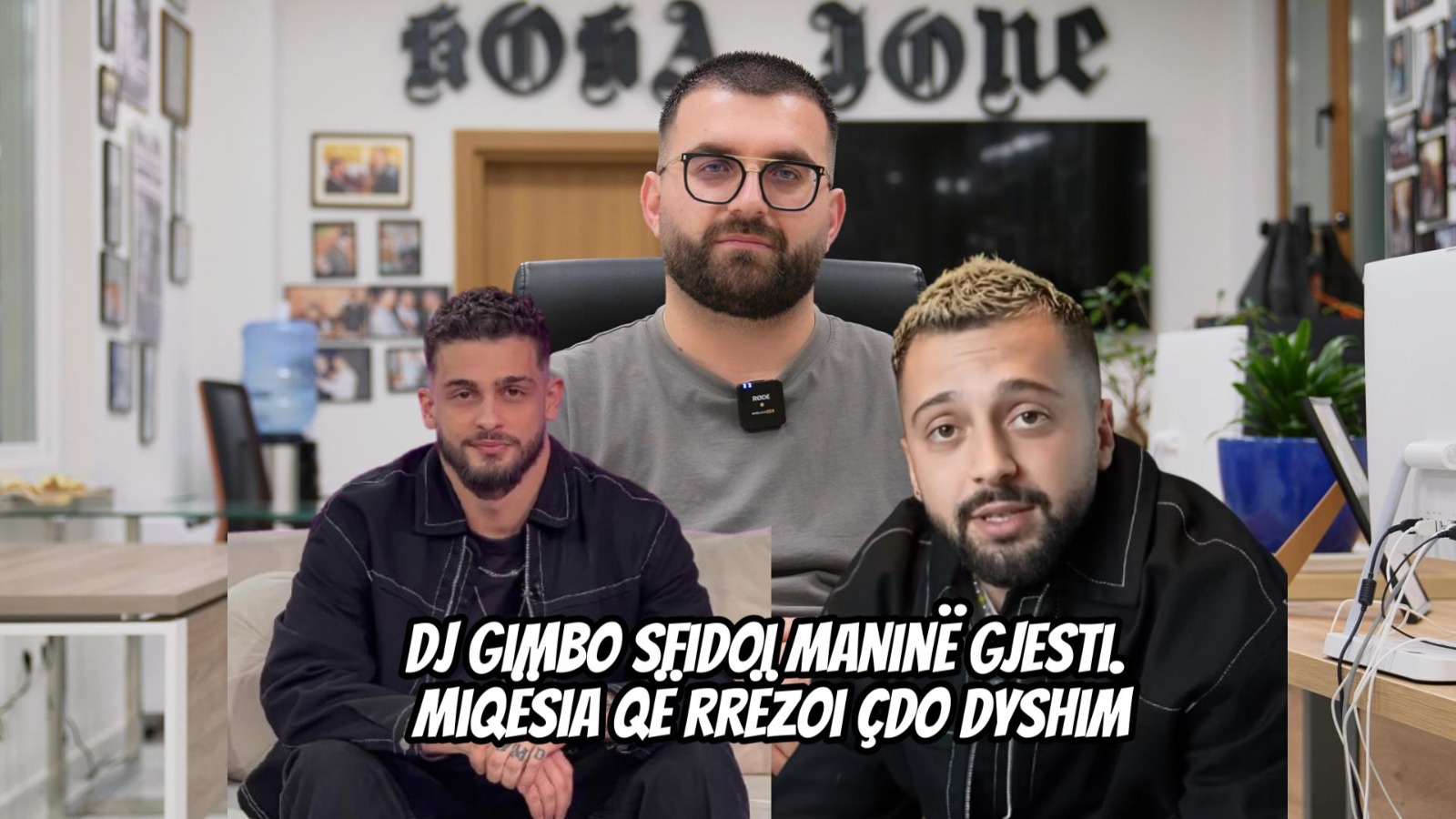 DJ Gimbo sfidoi maninë Gjesti  Miqësia që rrëzoi çdo dyshim