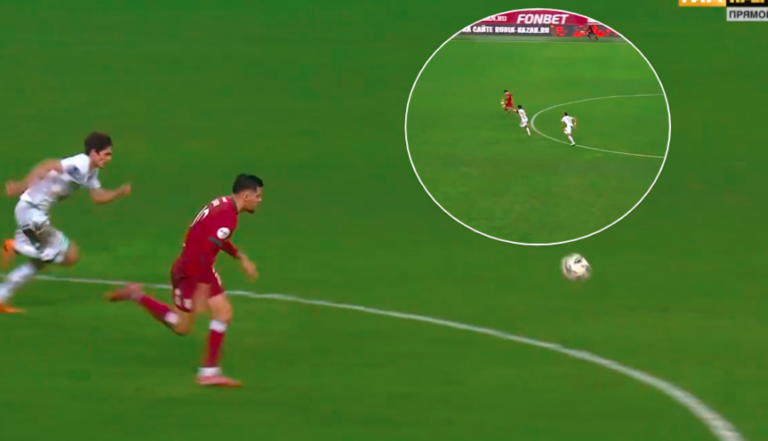 Daku shënon super gol në Rusi, lëvizje “alla Messi” (VIDEO)