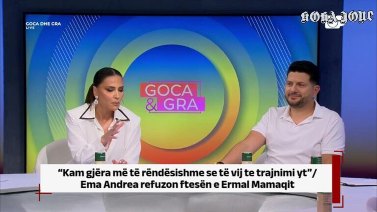 “Kam gjëra më të rëndësishme se të vij te trajnimi yt”/ Ema Andrea refuzon ftesën e Ermal Mamaqit