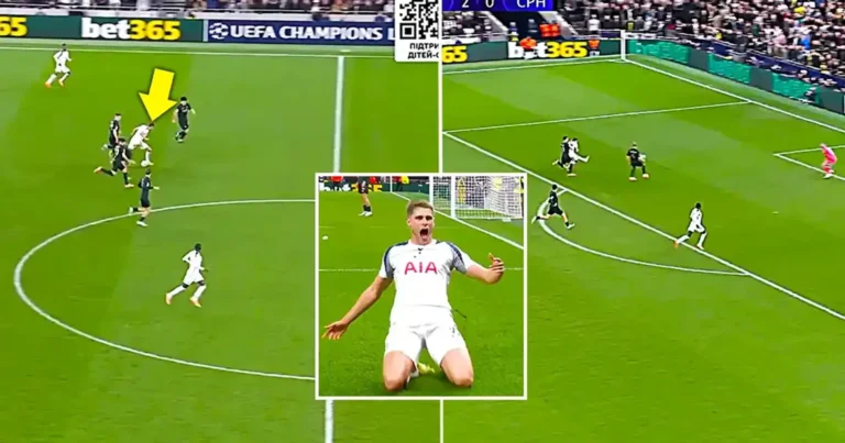 75 metra për 12 sekonda, mbrojtësi i Tottenhamit shënon super gol në Champions League (VIDEO)