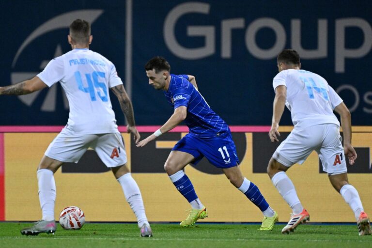 Arbër Hoxha shënon gol spektakolar, Dinamo Zagreb fiton 2-1 ndaj Rijekës (VIDEO)